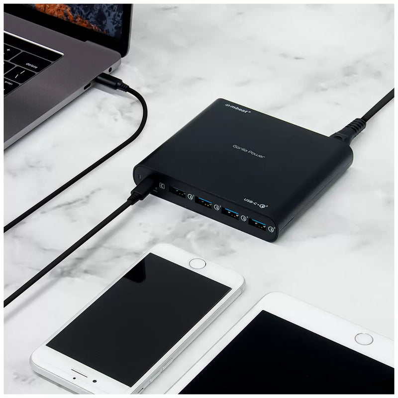 mbeat Gorilla Power 5-Port 80W USB-C PD Charger MB-CHGR-PD80