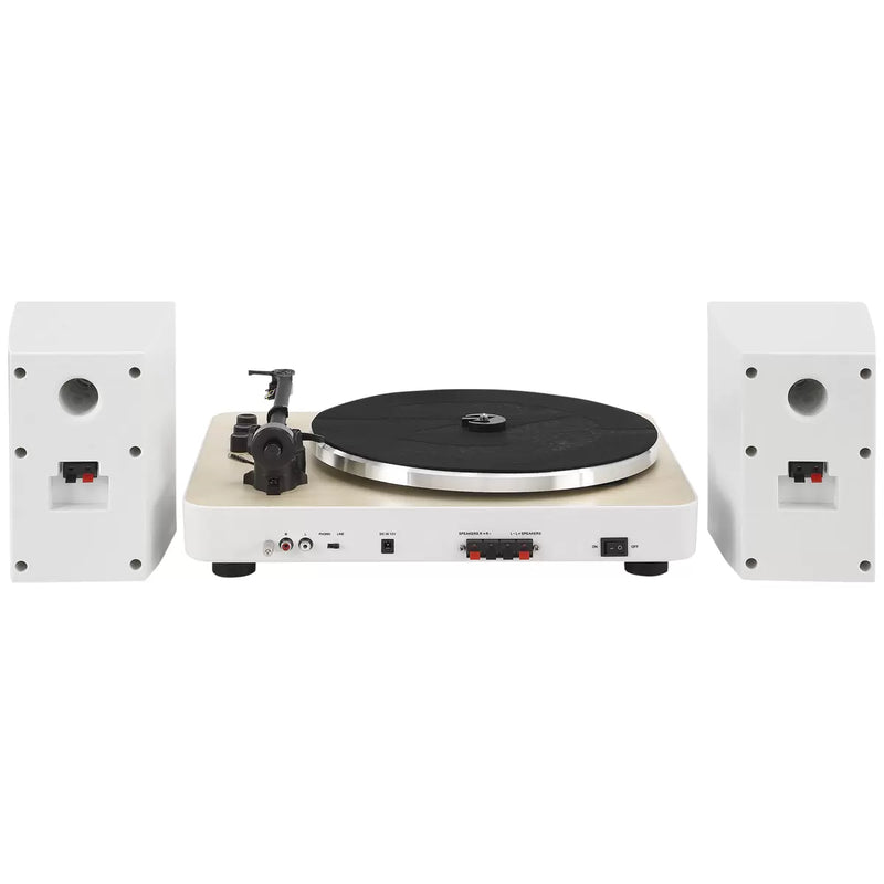 Crosley T170 Turntable Shelf System White CRT170A-WH4