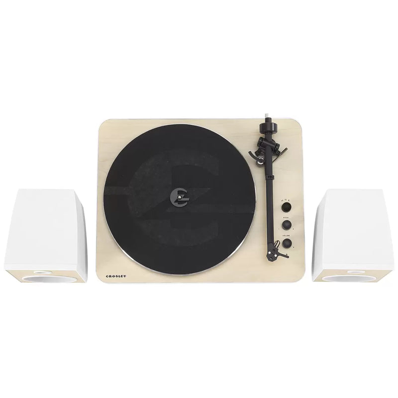 Crosley T170 Turntable Shelf System White CRT170A-WH4