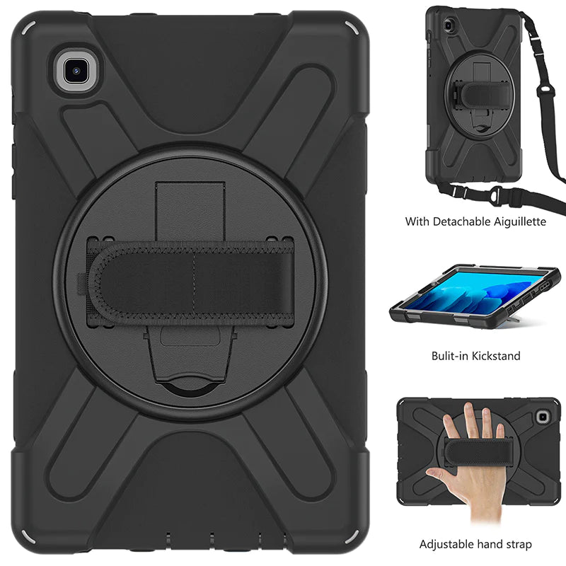 Rugged Case Hand & Shoulder Strap Galaxy Tab A7 Lite 8.7 2021 SM-T220 & 225