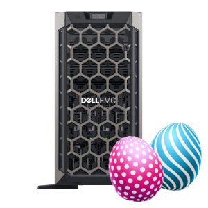 DELL T440 TWR, Silver-4210R(1/2), 16GB(2/16), 1TB SATA 3.5"(1/8), 495W(1/2), H730P+,3Y PRO