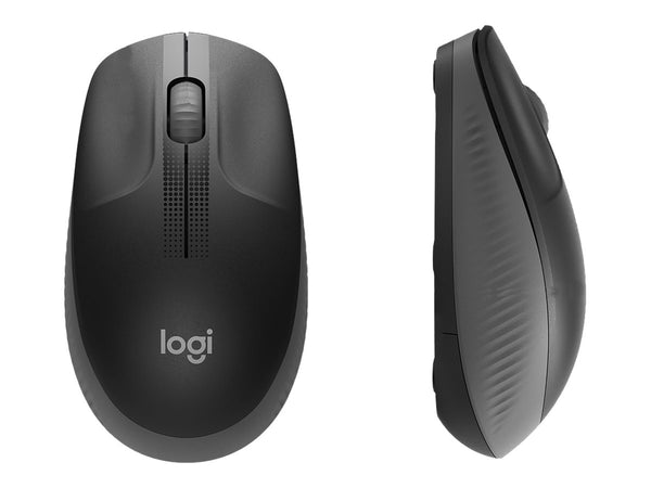 LOGITECH M190 Wireless Mouse Plug And Play, 2.4GHZ Nano Receiver - Charcoal - 1YR WTY