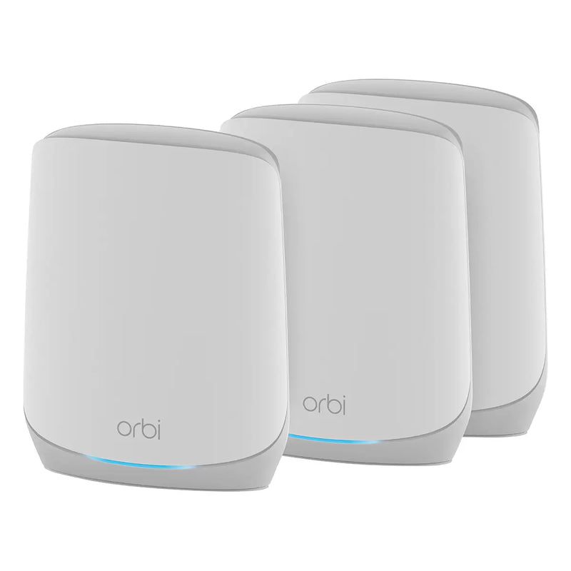 NETGEAR Orbi AX5400 Tri-band Mesh WiFi 6 System 3 Pack RBK763S-100APS