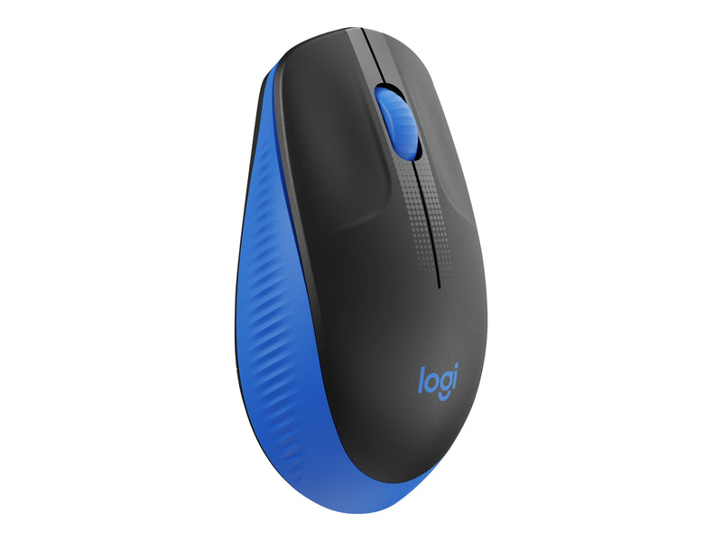 LOGITECH M190 Wireless Mouse Plug and Play, 2.4GHZ Nnano Receiver- Blue - 1YR WTY