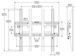 ATDEC Tilt Display Wall Mount, Up to 50KG, Vesa Up to 400x400, 10 YR WTY