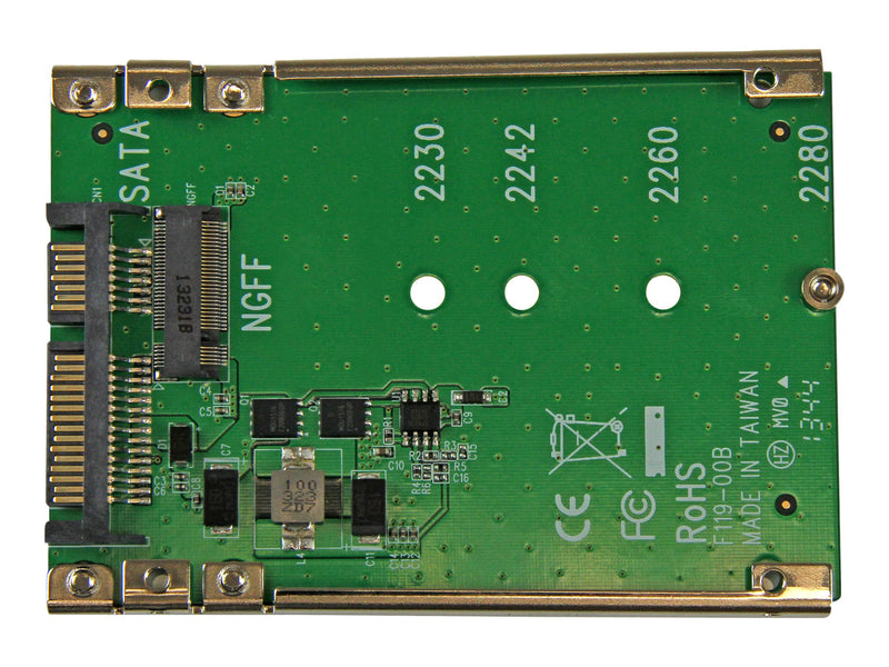 STARTECH M.2 SSD TO 2.5" Sata Adapter Converter, 7MM or Larger 2.5" Sata Bay, 2YR