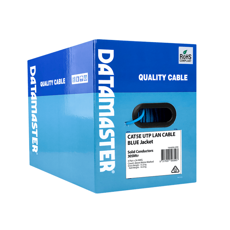 DATAMASTER S2100 CAT5E Blue 305M (Lifetime Warranty)