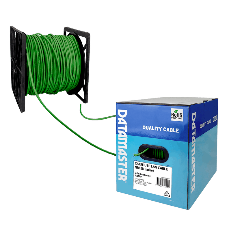 DATAMASTER S2096 Cat5E Green 305M (Lifetime Warranty)