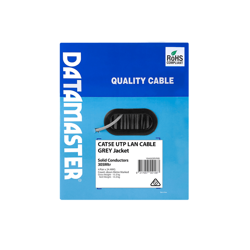 DATAMASTER S2099 Cat5E Grey 305M 25YR