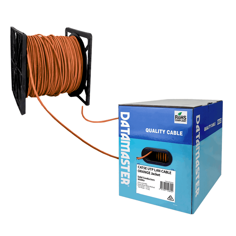 DATAMASTER S2100OR Cat5E Orange 305M (Lifetime Warranty)