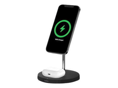 BELKIN 2-IN-1 Wireless Charger for Apple MagSafe Black