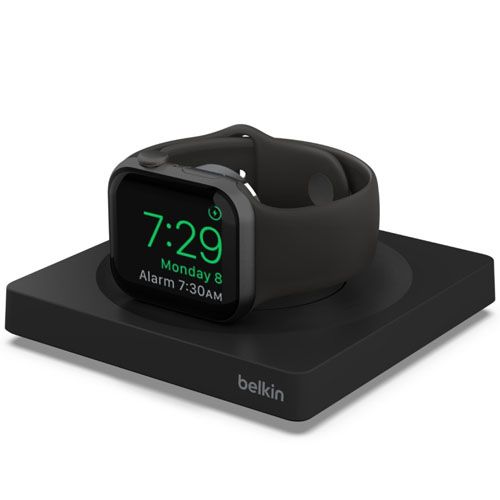 BELKIN BoostCharge PRO Portable Fast Charger for Apple Watch, Black