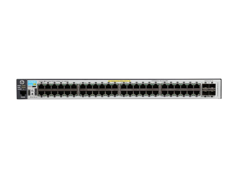 HP 2530-48-POE+ Switch, Layer2, 48 X 10/100 + 4 X SFP Ports, Managed, LIFE WTY