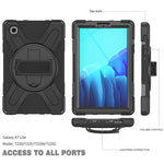 Samsung Rugged Case Hand & Shoulder Strap Galaxy Tab A7 Lite 8.7 2021 SM-T220 & 225