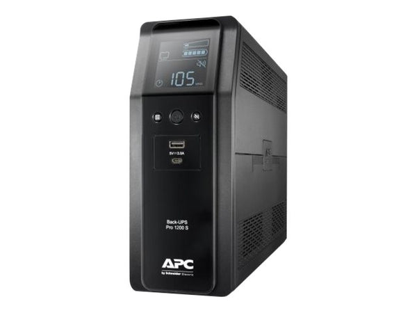 APC (BR1200SI) Back-UPS PRO (BR)1200VA, Sinewave,8 Outlets, AVR, LCD, Interface