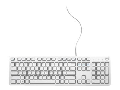 DELL Multimedia Keyboard (US English) - KB216 - White Retail