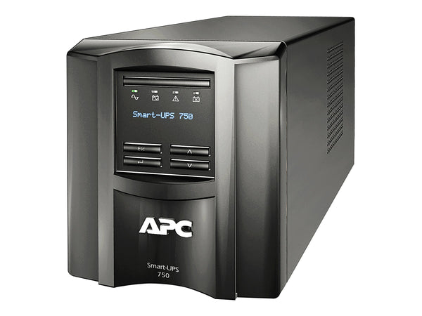 APC Smart UPS(SMT) 750VA, IEC(6), USB, Serial, Smart Slot, LCD,TWR, Smart Connect-3Y WTY