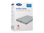 LACIE Diamond Cut Design Portable 2.5" 2TB USB-C, 2YR, Space Gray