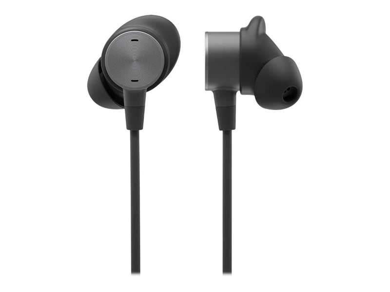 LOGITECH Zone Wired MS Earbuds,Noise Cancelling,3.5MM/USB-C with USB-A Adapter- 2YR WTY