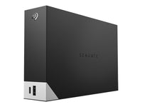Seagate One Touch Desktop Hub External Hard Drive With Rescue, 16 TB, Black