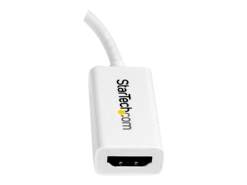 STARTECH Mini DP TO HDMI Adapter, 4K, White, 3YR