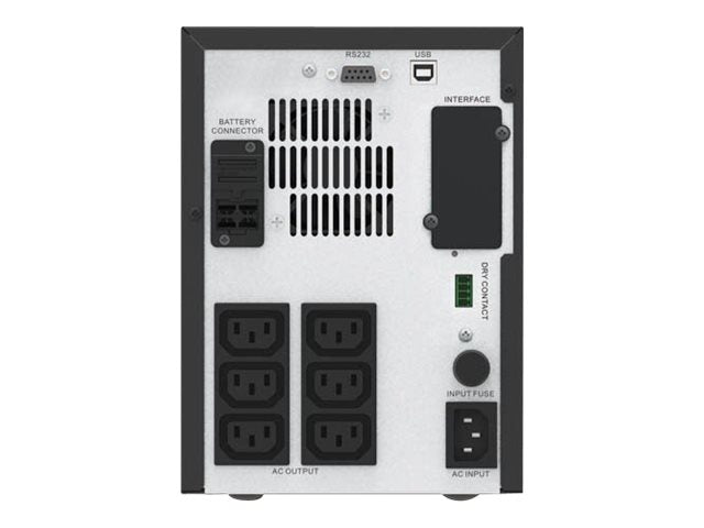 APC Easy UPS (SMV), 1500VA, IEC(6), USB, LCD, Tower, 2YR WTY