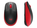 LOGITECH M190 Wireless Mouse Plug and Play, 2.4GHZ Nano Receiver - Red - 1YR WTY