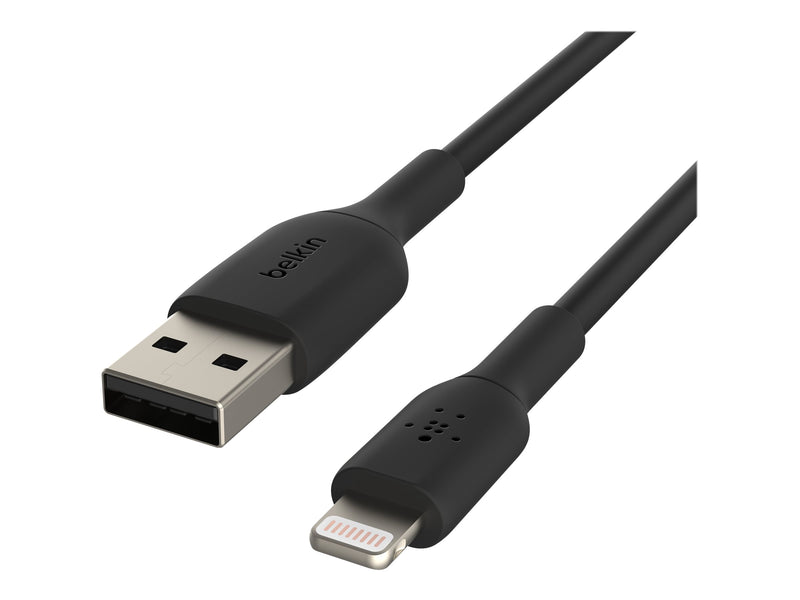 BELKIN 1M USB-A to Lightning Charge/SYNC Cable, MFi, Black, 2 YRS