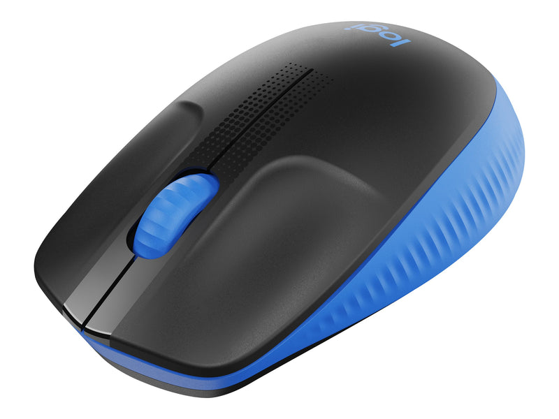 LOGITECH M190 Wireless Mouse Plug and Play, 2.4GHZ Nnano Receiver- Blue - 1YR WTY