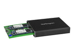 STARTECH Dual M.2 SSD Enclosure, USB 3.1, Raid Supported, Micro-B Cable, 2YR