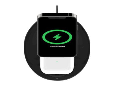 BELKIN 2-IN-1 Wireless Charger for Apple MagSafe Black