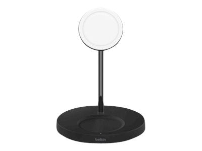 BELKIN 2-IN-1 Wireless Charger for Apple MagSafe Black