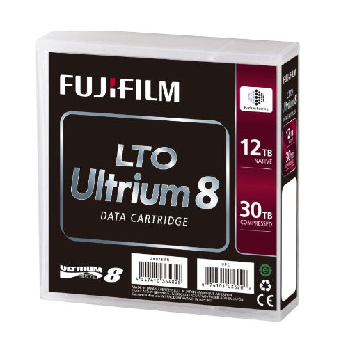 FUJIFILM LTO8 - 12.0/30.0TB Bafe Data Cartridge