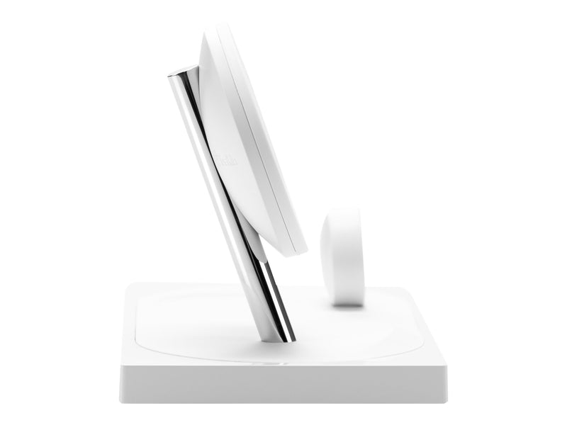 BELKIN QI Wireless 3 IN 1 Charging Dock Stand 10W for Phone, Apple Watch and Ipod, White