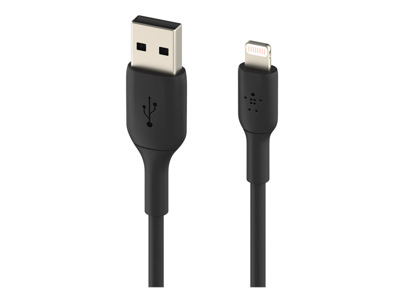 BELKIN 1M USB-A to Lightning Charge/SYNC Cable, MFi, Black, 2 YRS