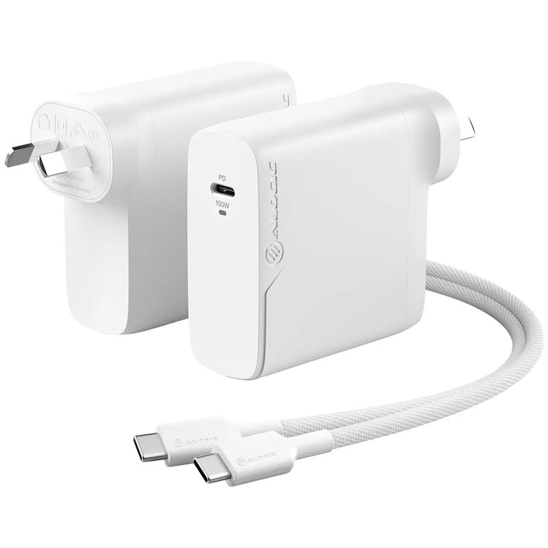 Alogic Rapid Power 100W USB-C GaN Charger WCG1X100-ANZ