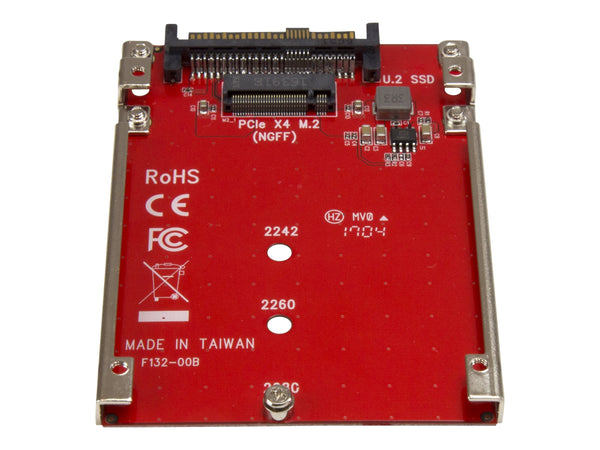 STARTECH M.2 to U.2 Adapter, for M.2 PCIE NVMe SSD, 2YR