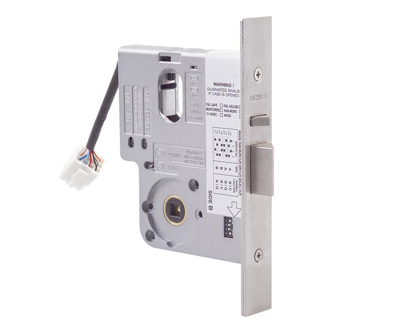 LOCKWOOD S1537R Electric Mortice Lock 60MM Backset Monitoredkom 12-24VDC