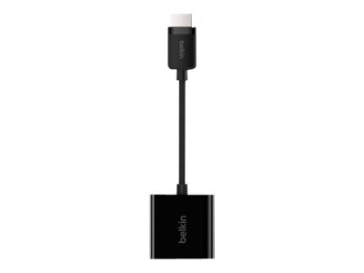 BELKIN HDMI TO VGA Adapter with 3.5 Audio with Micro-USB Power, 2YR