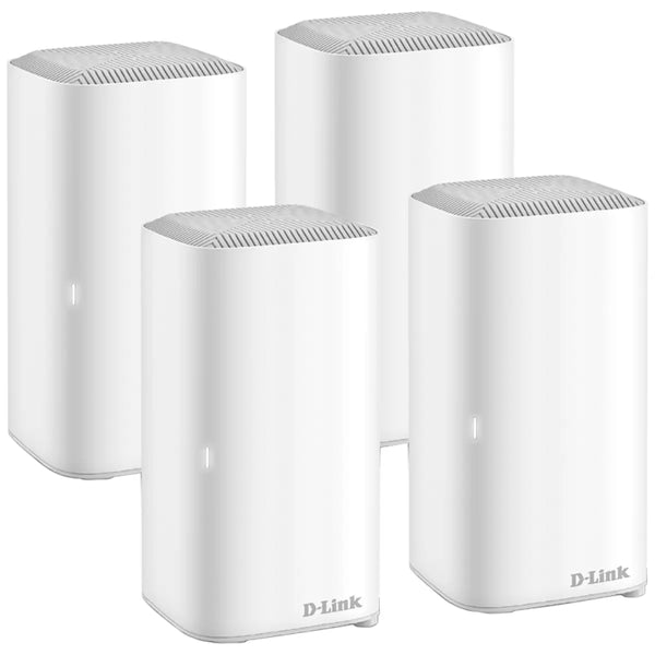 D-Link AX1800 Dual Band Seamless Mesh Wi-Fi 6 System 4 Pack COVR-X1874