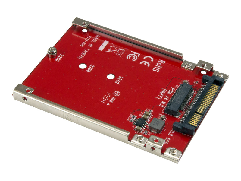 STARTECH M.2 to U.2 Adapter, for M.2 PCIE NVMe SSD, 2YR