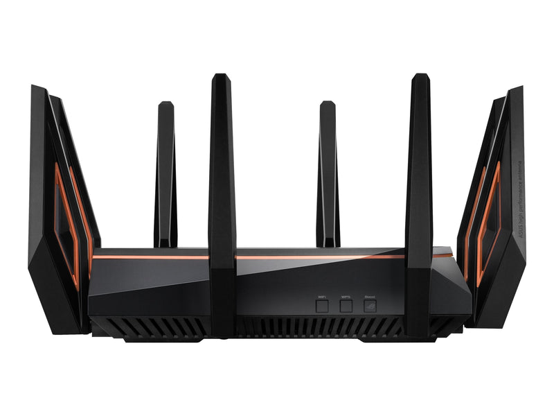 ASUS AX11000 Wireless Tri Band Rog 10 Gigbit Router,10 GbE(4),USB 3.1(2),ANT(8),3YR WTY