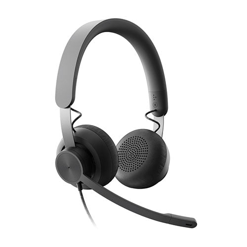 LOGITECH Zone Wired MS Stereo Headset, Noise Cancelling,USB-C W/USB-A, Adapter 2YR WTY