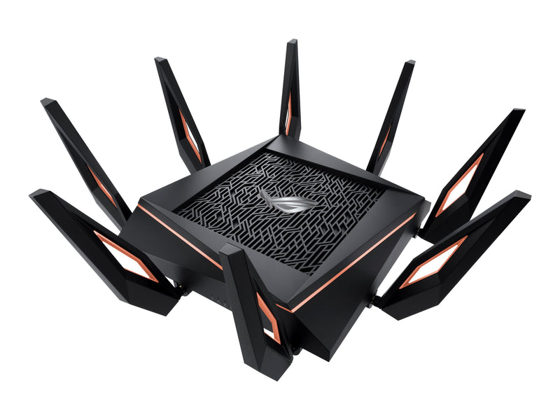 ASUS AX11000 Wireless Tri Band Rog 10 Gigbit Router,10 GbE(4),USB 3.1(2),ANT(8),3YR WTY