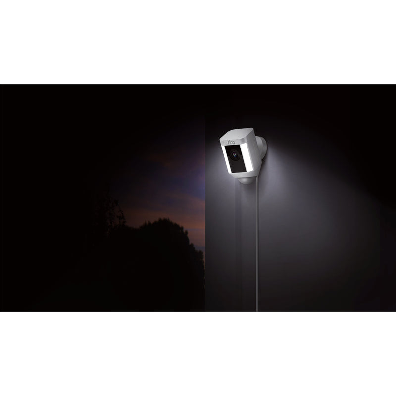 RING Spotlight Wired Camera - White [8SH1P7-WAU0]