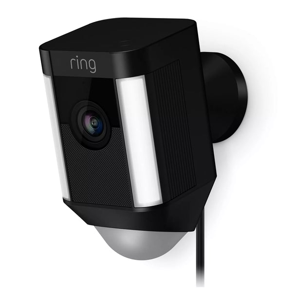 RING Spotlight Wired Camera - Black [8SH1P7-BAU0]