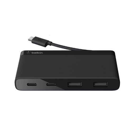 BELKIN 4 Port USB-C HUB, USB-C(2), USB-A(2), 2YR WTY