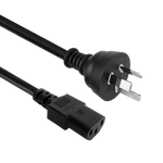 FUJITSU 2M 3-Pin C13 Kettle Cord 2x