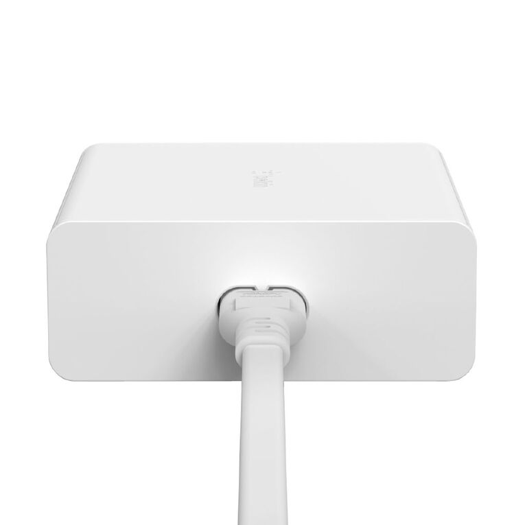 BELKIN 4 Port USB-C GAN Charger, USB-C(2), USB-A(2), 108W INC 2M Cord, White