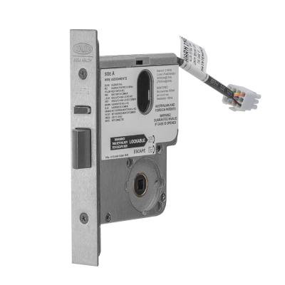 LOCKWOOD S1537R Electric Mortice Lock 60MM Backset Monitoredkom 12-24VDC